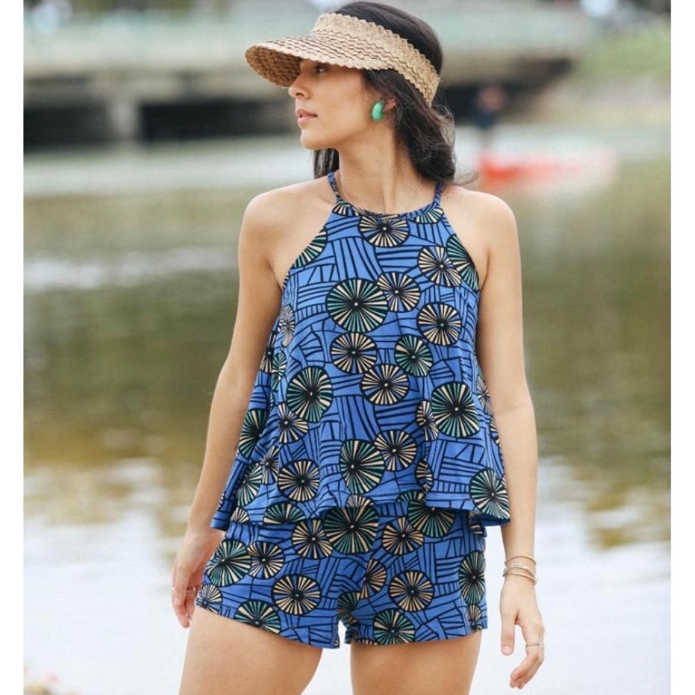 Fighting Eel / Ava Sky Romper Val in Opihi NWOT - Picture 1 of 4